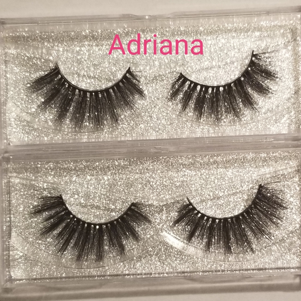 3D mink eyelash strips. Style ADRIANA